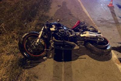 В Ряжске водитель мотоцикла погиб при столкновении со столбом