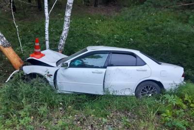 Водитель Honda без прав въехал в дерево и погиб от полученных травм