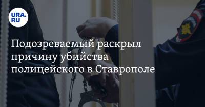 Подозреваемый раскрыл причину убийства полицейского в Ставрополе