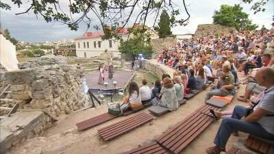 В античном театре Херсонеса показали спектакль о Троянской войне