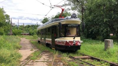 Второй трамвай в ретро-стиле прибыл в Нижний Новгород