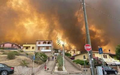 В Италии, Франции и Испании бушуют лесные пожары