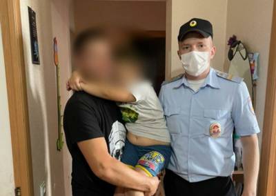 В Рязани полицейские вернули родителям 5-летнего ребёнка, решившего отправиться на прогулку в город