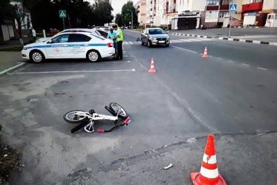 Под Белгородом водитель легковушки сбил шестилетнюю девочку на велосипеде