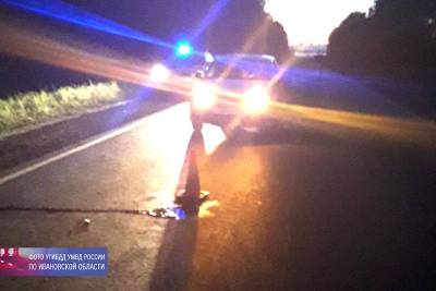 В Ивановской области женщина-водитель сбила сидящего на дороге пешехода