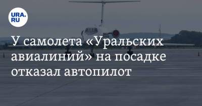 У самолета «Уральских авиалиний» на посадке отказал автопилот. На борту был 21 ребенок