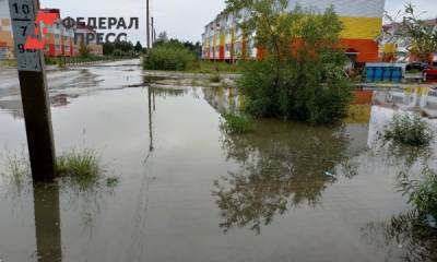 Проливные дожди затопили Ноябрьск