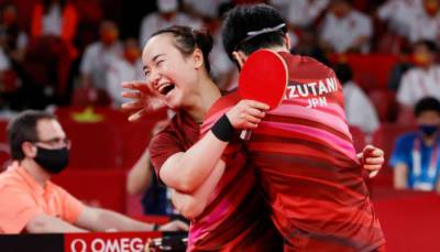 Япония выиграла золото в миксте в настольном теннисе на Олимпиаде