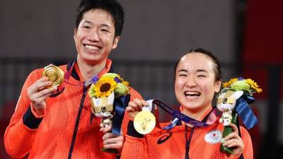 Японцы победили в миксте по настольному теннису на Олимпиаде