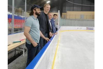Илья Авербух посетил ледовую арену в Ессентуках перед открытием