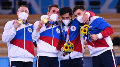 Путин поздравил российских гимнастов с первой за 25 лет победой на ОИ