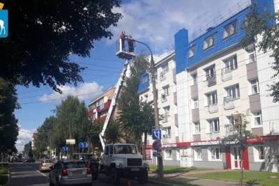 В Йошкар-Оле до 27 июля заменят светильники на улице Советской