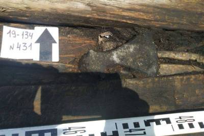 Древний топор из «лихих» времен отыскали в Старой Руссе