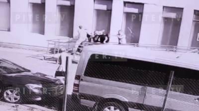 Нападение на охранника "Пятерочки" на проспекте Художников попало на видео