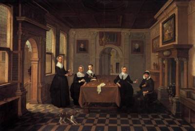 Чем реален фантастический интерьер в старинной голландской живописи?