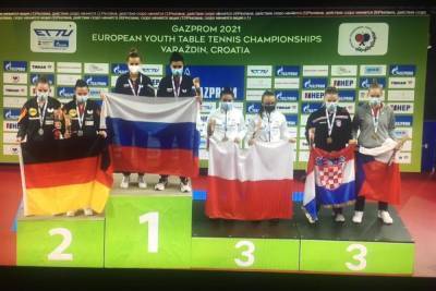 Нижегородцы завоевали три медали на первенстве Европы по настольному теннису