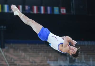 Видео, как радовались победе на Олимпиаде гимнасты, опубликовал Никита Нагорный
