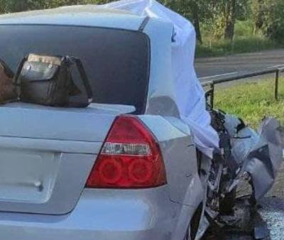 На трассе Мариуполь-Донецк авто влетело в прицеп трактора: два человека погибли. ФОТО