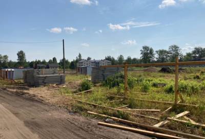 В Сясьстрое начинается строительство дома для переселенцев из аварийного жилья