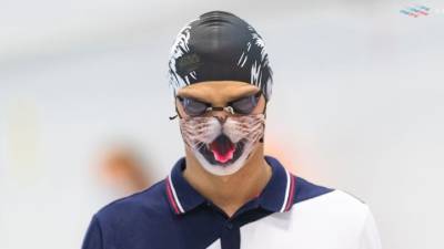 "Плакать хочу": Пловцу Рылову не разрешили надеть маску с котиком