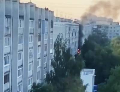 Пожилая нижегородка пострадала на пожаре на улице Адмирала Макарова