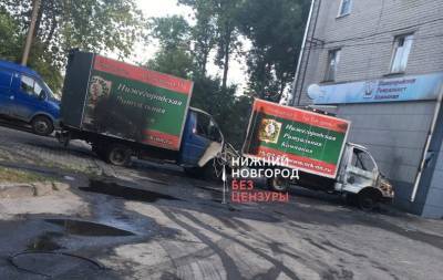 Две ритуальные «ГАЗели» сгорели в Автозаводском районе