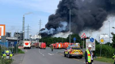 Взрыв на мусоросжигательном заводе в Германии — видео