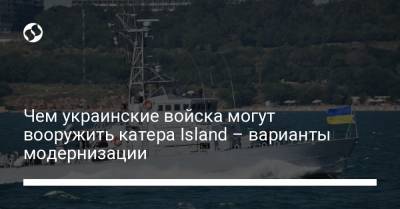 Чем украинские войска могут вооружить катера Island – варианты модернизации