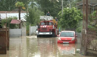 Ливни вызвали наводнение в Абхазии - newizv.ru - Апсны - район Гудаутский
