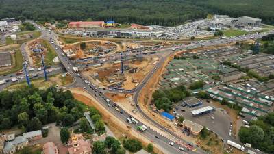Реконструкцию развязки МКАД с Алтуфьевским шоссе завершат раньше срока