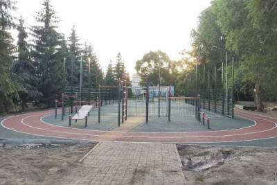 Спортплощадка у музея-диорамы в Белгороде откроется 1 сентября