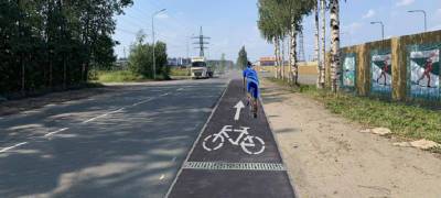 В Петрозаводске создали проект велодорожки до Соломенного