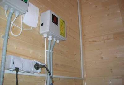 Как безопасно установить электрическую проводку в деревянном доме