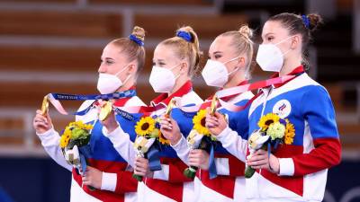 Бах поздравил российских гимнасток с завоеванием золотых медалей ОИ в Токио