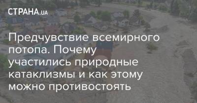 Предчувствие всемирного потопа. Почему участились природные катаклизмы и как этому можно противостоять