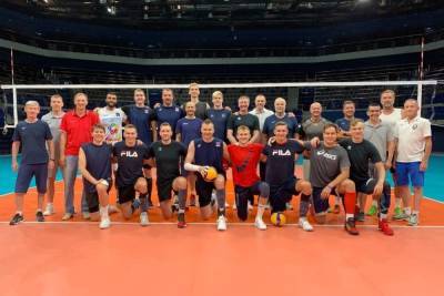 Белгородские волейболисты провели первую тренировку на новой арене
