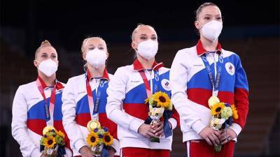 Путин поздравил российских гимнасток с победой на ОИ в Токио