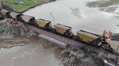 Движение поездов по Транссибирской железной дороге возобновилось
