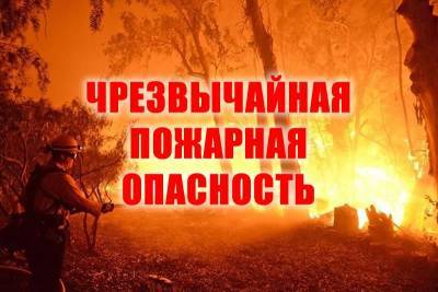 МЧС предупреждает о чрезвычайной пожароопасности в двух районах Смоленщины
