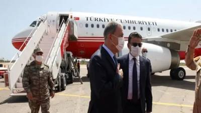 Хулуси Акарый - Яшар Гюлер - Самолет министра обороны Турции совершил экстренную посадку из-за птицы - urfonews.ru - Сирия - Turkey