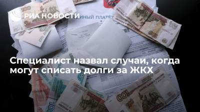 Сергей Минко - Специалист назвал случаи, когда могут списать долги за ЖКХ - ria.ru - Москва - Россия