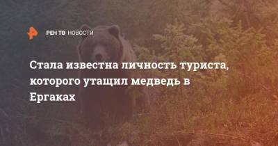 Стала известна личность туриста, которого утащил медведь в Ергаках