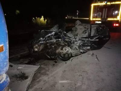 Водитель "Калины" погиб под грузовиком