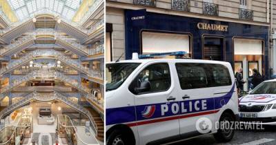 Chaumet - в Париже вор на самокате ограбил ювелирный бутик