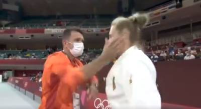 Олимпиада-2020: тренер дал пощечину немецкой дзюдоистке перед схваткой (видео)