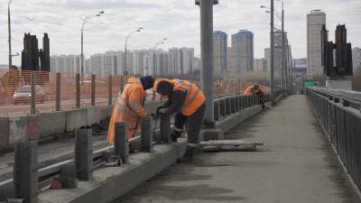 Завершается первый этап капитального ремонта Строгинского моста