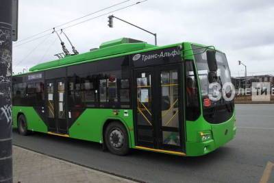 Временно изменят схему движения троллейбуса №2 в Казани