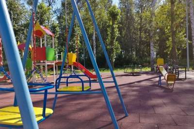 В Мичуринске завершается благоустройство нового парка