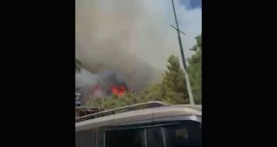 В турецкой Анталье возник крупный лесной пожар, его тушат 106 боевых расчетов – видео