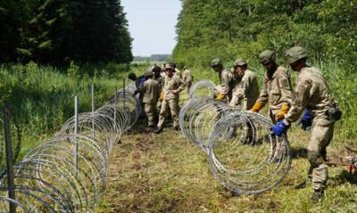 Украина отправит Литве колючую проволоку для защиты границы с Беларусью